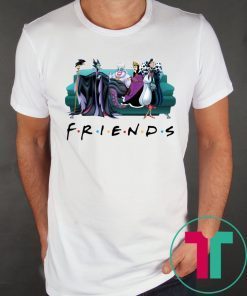 Disney Villains Mixed Friend T-Shirt Style For Fans