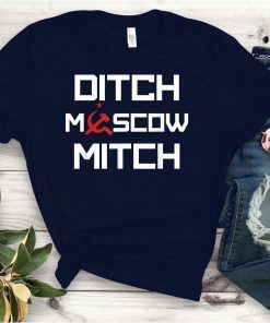 Kentucky Democrats 2020 T-Shirt Ditch Moscow Mitch Funny Anti Trump Russia Soviet Democrats Gift T-Shirt