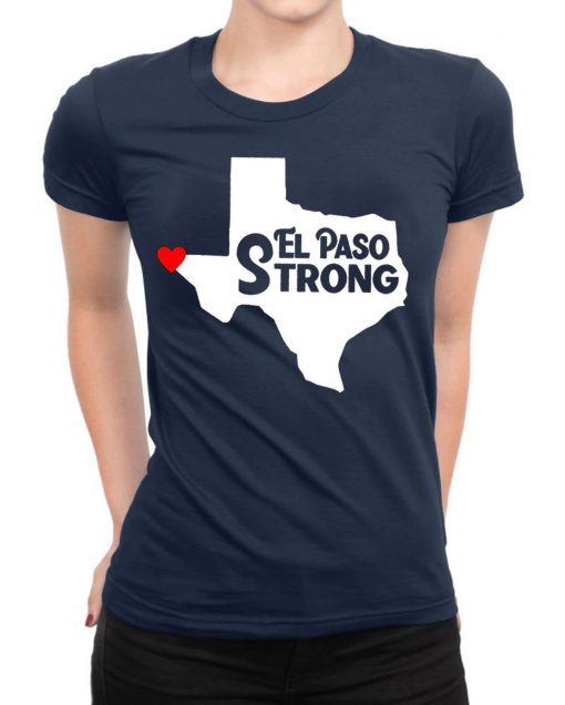 El Paso Strong Heart Supporting Shooting Victims Shirt