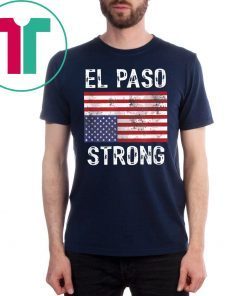 El Paso Strong Upside Down American Flag T-Shirt