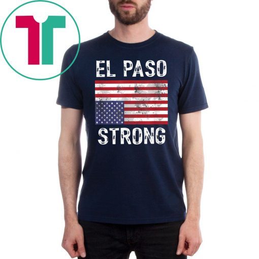 El Paso Strong Upside Down American Flag T-Shirt