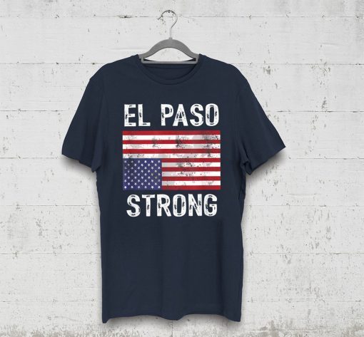 El Paso Strong Upside Down American Flag T-Shirt