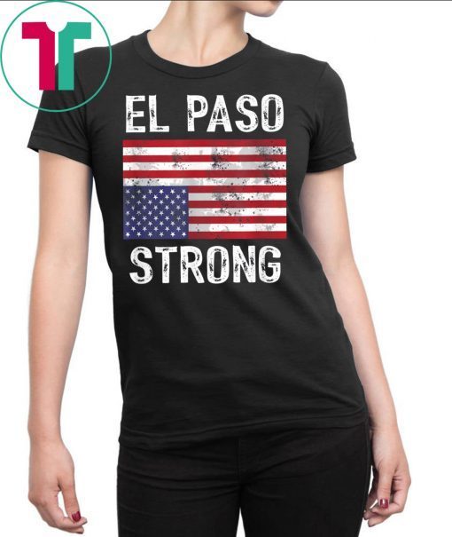 El Paso Strong Upside Down American Flag T-Shirt