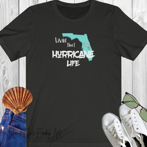 Florida Hurricane t shirt. Florida t shirt. Hurricane shirt. Unisex Jersey Short Sleeve Tee Shirt
