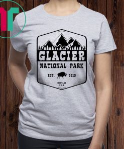 Glacier National Park EST 1910 Montana Tee Shirt
