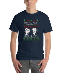 Golden Girls May All Your Christmases Bea White T-Shirt