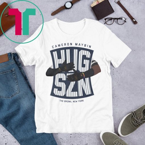 HUG SZN By Cameron Maybin x Bronx Pinstripes Tee Shirt