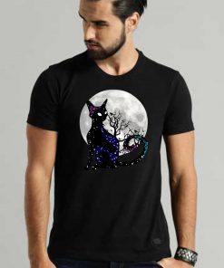 Halloween Cat Scary Black Cat Gothic Looking Halloween T-Shirt