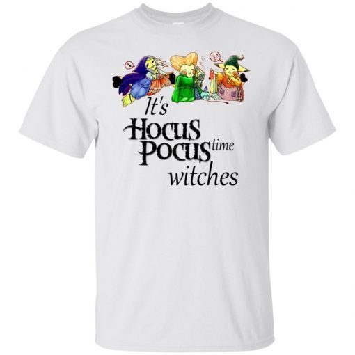 Halloween Pikachu It’s Hocus Pocus Time Witches T-Shirt