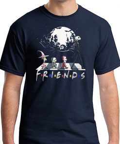 Halloween the nightmare walking abbey road friends tv show shirt