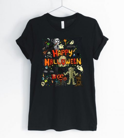 Happy Halloween Scary Retro T-Shirt