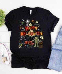 Happy Halloween Scary Retro T-Shirt