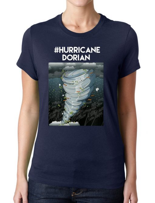 Hashtag Hurricane Dorian tshirt Survived Hurricane Dorian