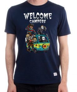 Horror Characters Welcome Campers shirt