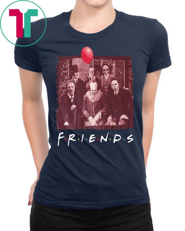 Horror Movie Characters Friends TV Show Halloween Shirt