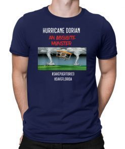 Hurricane Dorian tshirt An Absolute Monster Hurricane Dorian T-Shirt