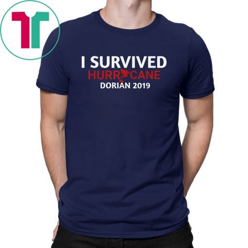 I Survived Hurricane Dorian Florida Storm Tshirt