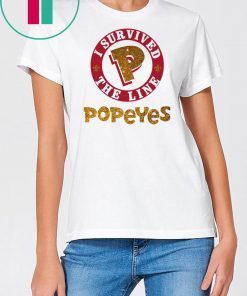 I survived the line popeyes shirt