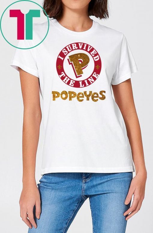 I survived the line popeyes shirt