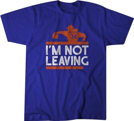 Noah Syndergaard Shirt - I'm Not Leaving, New York, MLBPA