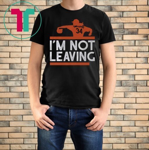 Noah Syndergaard Shirt - I'm Not Leaving, New York, MLBPA