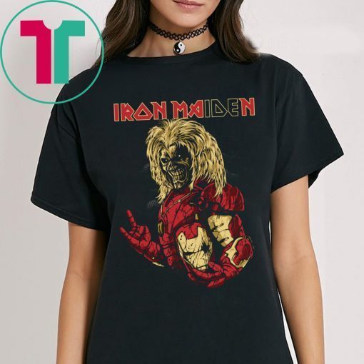 Iron Maiden Iron Man Shirt for Mens Womens Kids