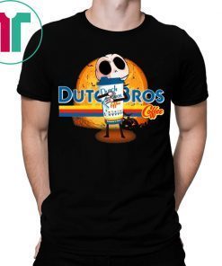 Jack Skellington Hug Dutch Bros Tee Shirt