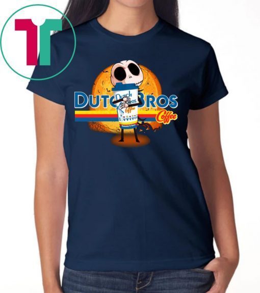 Jack Skellington Hug Dutch Bros Tee Shirt