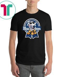 Jack skellington hug pabst blue ribbon pumpkin shirt