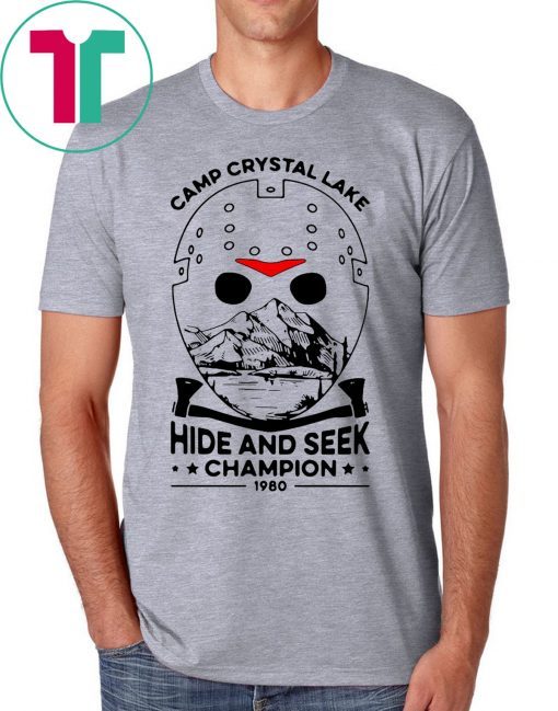 Jason voorhees camp crystal lake hide and seek champion 1980 shirt