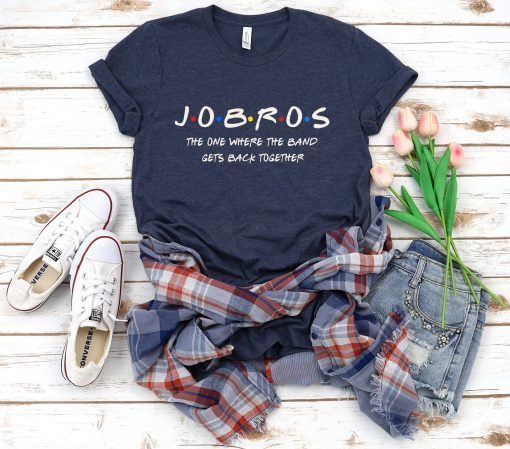 Jobros Shirt The One Where The Band Gets Back Together Shirt Friends TV Show Shirt