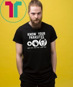 KNOW YOUR PARASITES Anti-Trump RESIST T Shirt Funny Gift