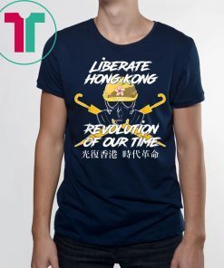 Liberate Hong Kong Revolution of Our Time Free HK Tee Shirt