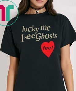 Lucky Me I See Ghosts Tee Shirt