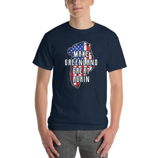 Make Greenland Great Again 51st State USA Flag Retro T-Shirt