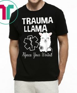 Ministry Of Trauma Llama Alpaca Your Wound Llama Lover T-Shirt