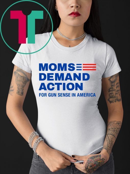 Moms Demand Action Gun Sense In America White T-Shirt