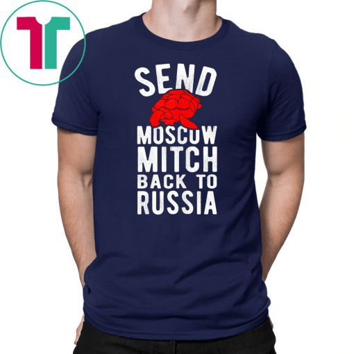Moscow Mitch McConnell Russia Turtle Meme Election Security T-Shirt Kentucky Democrats Gift T-Shirt