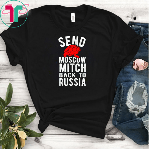 Moscow Mitch McConnell Russia Turtle Meme Election Security T-Shirt Kentucky Democrats Gift T-Shirt