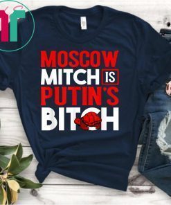 Moscow Mitch Putin's Bitch Russia Red Turtle Meme Tee Shirt