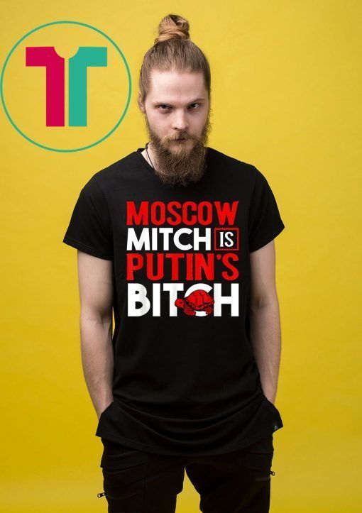 Moscow Mitch Putin's Bitch Russia Red Turtle Meme Tee Shirt