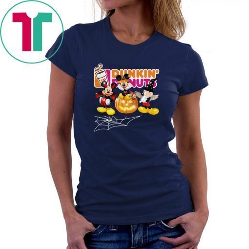 Mouse Mickey Dunkin’ Donuts Halloween T-shirt