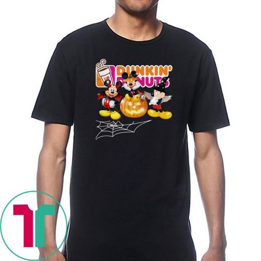 Mouse Mickey Dunkin’ Donuts Halloween T-shirt