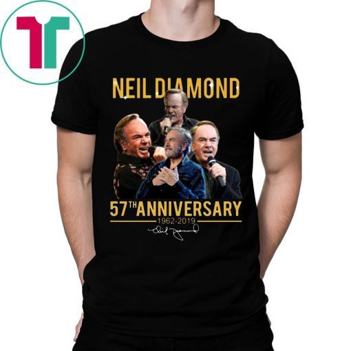 Neil Diamond 57th Anniversary T-Shirt for Mens Womens Kids