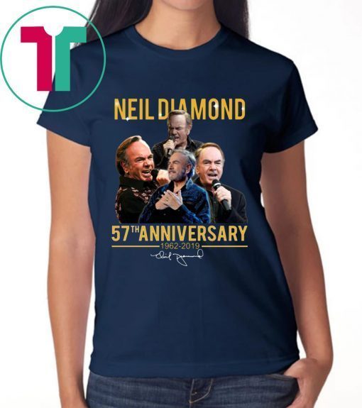 Neil Diamond 57th Anniversary T-Shirt for Mens Womens Kids