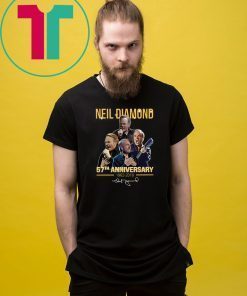 Neil diamond 57th anniversary 1962-2019 signature shirt