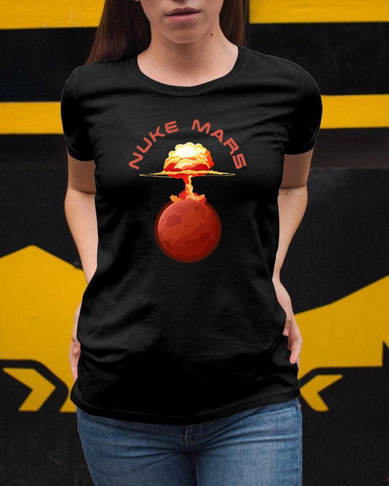 Mens Nuke Mars Will Mars be Buked be Elon Musk Space-X Unisex T-Shirts ...