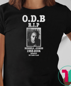 O.D.B Wu Tang Clan Rip Russell Jones Rap Shirt