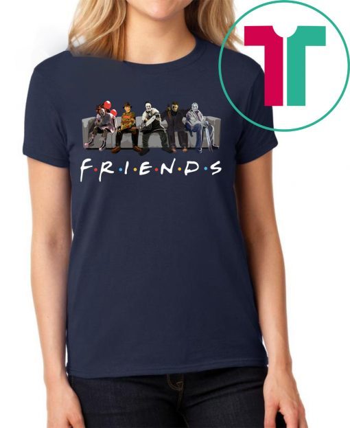 Horror Characters Friends TV Show T-Shirt