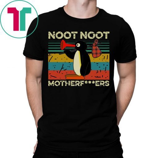 Official Pingu noot noot motherfucker vintage shirt